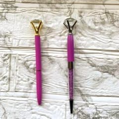 ダイヤモンドボールペン&キラキラボールペン2本セットのサムネイル