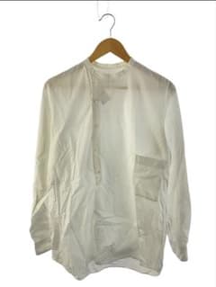 うか　LEMAIRE バンドカラーシャツ ホワイト size 46 LEMAIRE バンドカラー プルオーバーシャツ ホワイト 46 - メルカリ