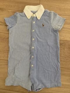 Ralph Lauren 18Mロンパース 青/ストライプのサムネイル