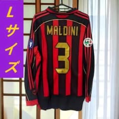 AC ミラン 06-07 シーズン ホーム長袖 マルディーニ 3番 ユニフォーム