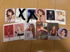 TWICE ジヒョ トレカ 缶バッジ セットのサムネイル