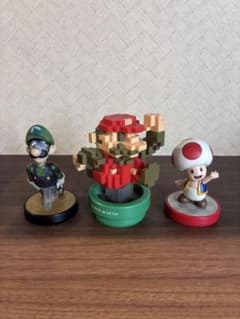 ドットマリオ ルイージ キノピオ amiibo 3体セットのサムネイル