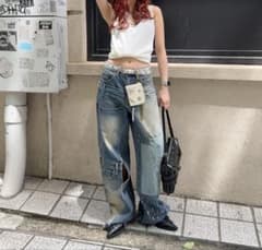 sly L／W REMAKE STRAIGHT パンツのサムネイル