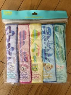 ダッフィー＆フレンズ ミニタオル 5枚セットのサムネイル