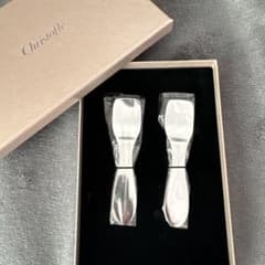 【新品未使用】Christofle アイススプーン 2本のサムネイル