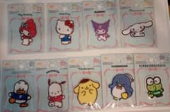 【セット売り】サンリオパイルワッペン（９種）のサムネイル
