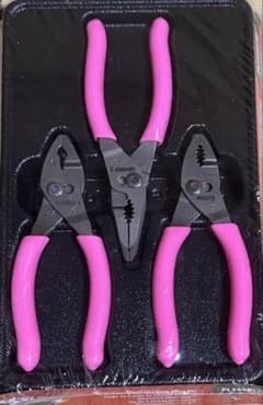 ☆snap-on☆希少ピンク⭐︎ミニプライヤー3本セット⭐︎PL344BCFPのサムネイル