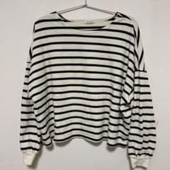 ボーダーカットソー 長袖のサムネイル