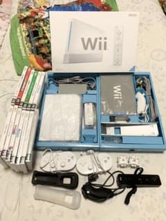 Nintendo Wii RVL-S-WD ソフト13本付きのサムネイル