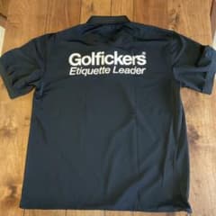 完売！Golfickers ブラック ポロシャツ Golfickers ポロシャツ ブラック XXL - メルカリ