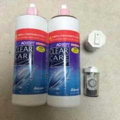 ジムジミ様専用【送料込み】clearcare 洗浄液 専用ディスポカップ付きのサムネイル
