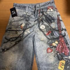 Selonidセロニッド チェーンプリントデニムのサムネイル