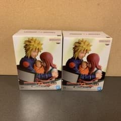 [2 개 세트] NARUTO 72 피규어 웨이브 미나토 우즈마키 쿠시나