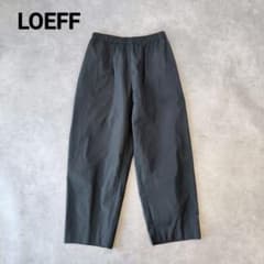 LOEFF ロエフ グロッシー タフタ クロップドパンツ - メルカリ