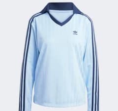 adidas Originals　長袖ポロシャツ М アディカラー Vネックのサムネイル