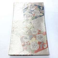 A3084 ○高級 正絹 九百佐賀錦 六通 袋帯 辻ヶ花 - メルカリ