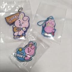 BT21 COOKY 고무 매력 & 고무 마스코트 3종 BTS