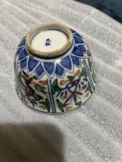 骨董品 九谷焼 茶碗 龍鳳凰文 色絵 磁器 - メルカリ