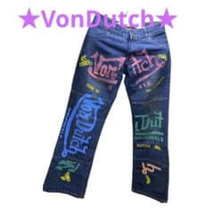 VonDutchペイントジーンズのサムネイル