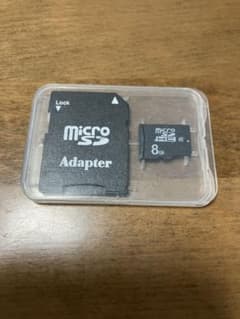 microSDHCカード 8GB SDカードアダプター付のサムネイル