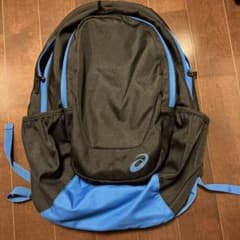 asics バックパック 黒/青のサムネイル