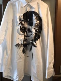 raf simons　21ss シャツ　グラフィック　フリーブレスシャツのサムネイル