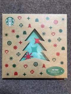 スターバックス 2022 ホリデークリスマス ノベルティデザートプレート 緑のサムネイル