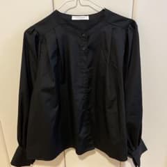 chocol raffine robe ブラック長袖シャツ　フリーサイズのサムネイル