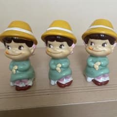 不二屋　ぺこちゃん　3体セット 置物 不二屋 ぺこちゃん 3体セット 置物 - メルカリ