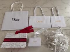 DIOR ディオール ショップ袋 紙袋 5枚セット - メルカリ