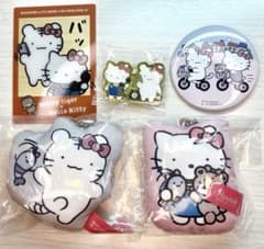 ホワイトタイガーとブラックタイガー ハローキティ×しろとら 5点セット