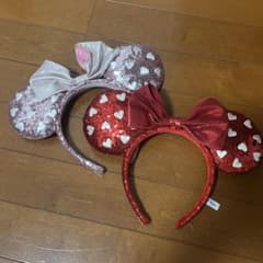 ディズニー スパンコールカチューシャ ミニー2点セットのサムネイル