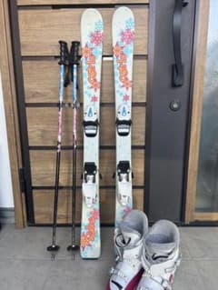 スキーセット（板・ポール・ブーツ）セット 小学生 - メルカリ