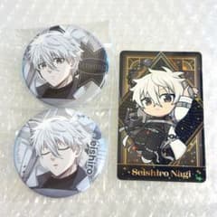ブルーロック Anisugar ドーナツ 特典 缶バッジ 凪誠士郎 2種セット
