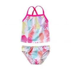 値下げ‼︎【女の子水着】パイナップル柄ビキニ 3-4Years(100)のサムネイル