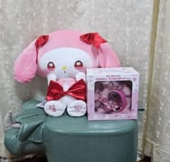 マイメロRIBBON HOLICぬいぐるみ・ クリアポフィ アニマルレオパード
