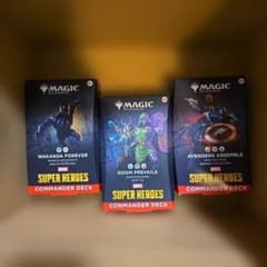 MTG 마블 슈퍼 히어로즈 통율자 영어판 4종 세트 미개봉