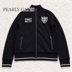 PEARLY GATES パーリーゲイツ防風ニットジャケット ブラック サイズ2