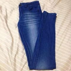 ウォッシュ加工スキニーデニムパンツのサムネイル