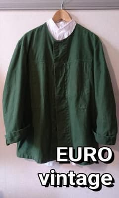 【最終値下げ】EURO スウェーデン軍 M84 ノーカラー vintageのサムネイル