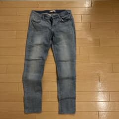 レディース スキニーデニムパンツ ライトブルーのサムネイル
