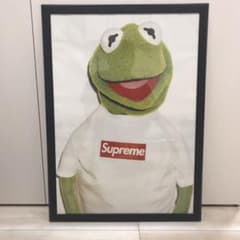 R21様専用　supreme シュプリーム カーミットポスター 額有りのサムネイル