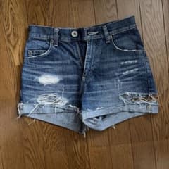 GYDA デニムショートパンツ ダメージ加工のサムネイル