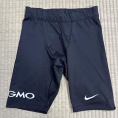 Nike ハーフタイツ ブラック GMOロゴ Nike ハーフタイツ ブラック GMOロゴ - メルカリ