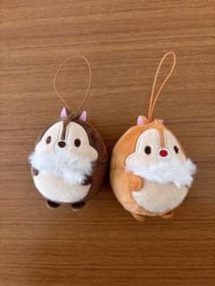 チップとデール ぬいぐるみ マスコット 2個セット ディズニー