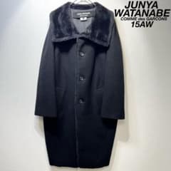 希少 美品 15年製 ジュンヤワタナベ コムデギャルソン ウール ファー