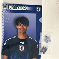 サッカー日本代表 三笘薫選手 ガチャ ファイル めじるしチャームセットのサムネイル