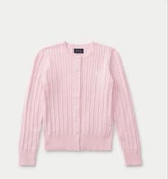 Polo Ralph Lauren ピンクカーディガン キッズ 160㎝ ラルフ - メルカリ