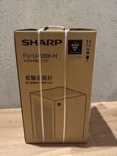 [新品未使用未開封] SHARP空気清浄機 FU-T40BK-H グレーのサムネイル