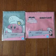 이치 반 복권 별의 커비 KIRBY CAFE Petit 지퍼 가방 2 점